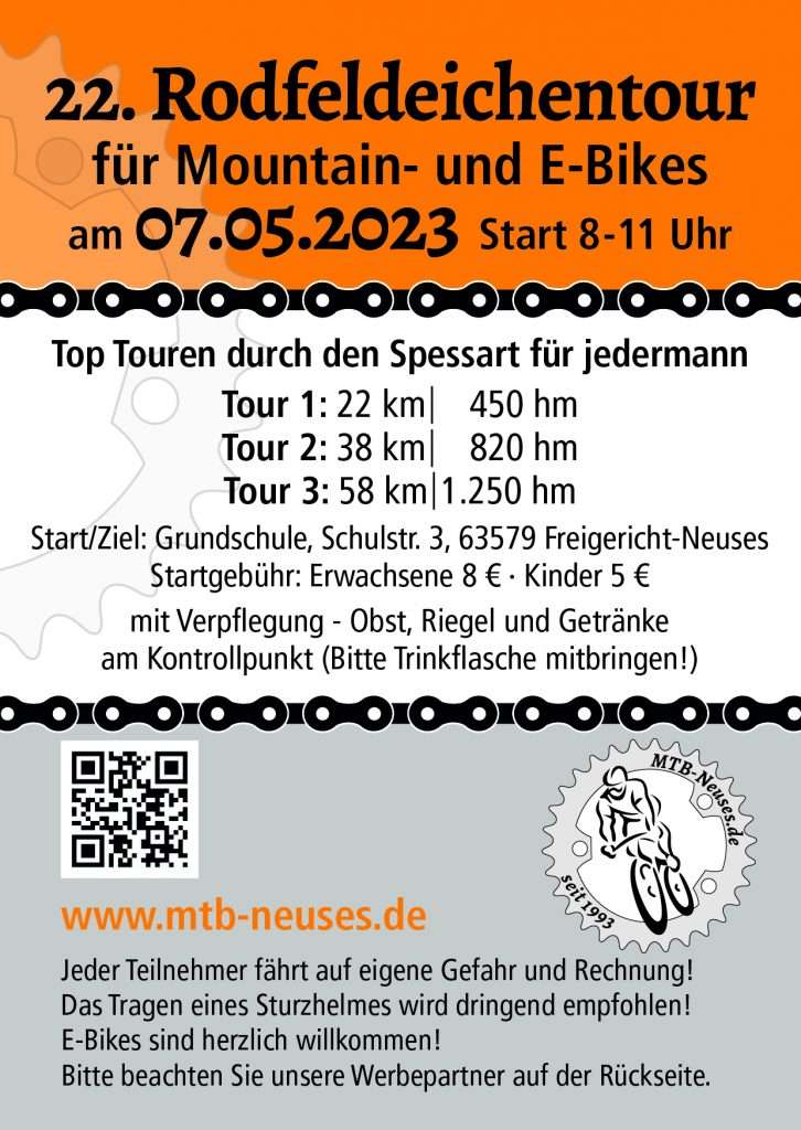 MTB Neuses Rodfeldeichen Tour 2023